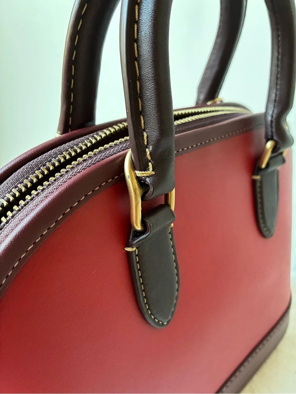 Coach Revel Bag in Bold Red Multi colorway
